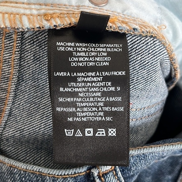 BDG Urban Outfitters Distressed Loose Straight Hi Rise Denim Jeans - Picture 11 of 11